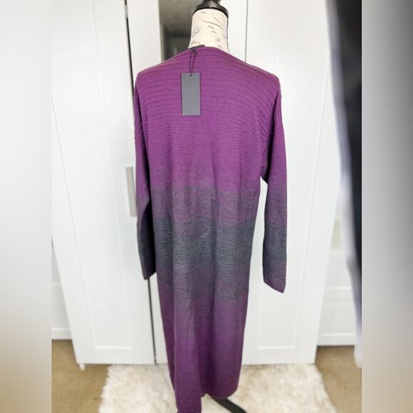 LAFAYETTE 148 New York NWT 100% Wool Knit Sweater Dress Size Large - Picture 3 of 11